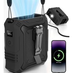 Portable waste fan