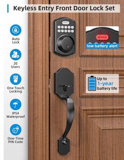 Electronic Keypad Front Door Lock and Deadbolt