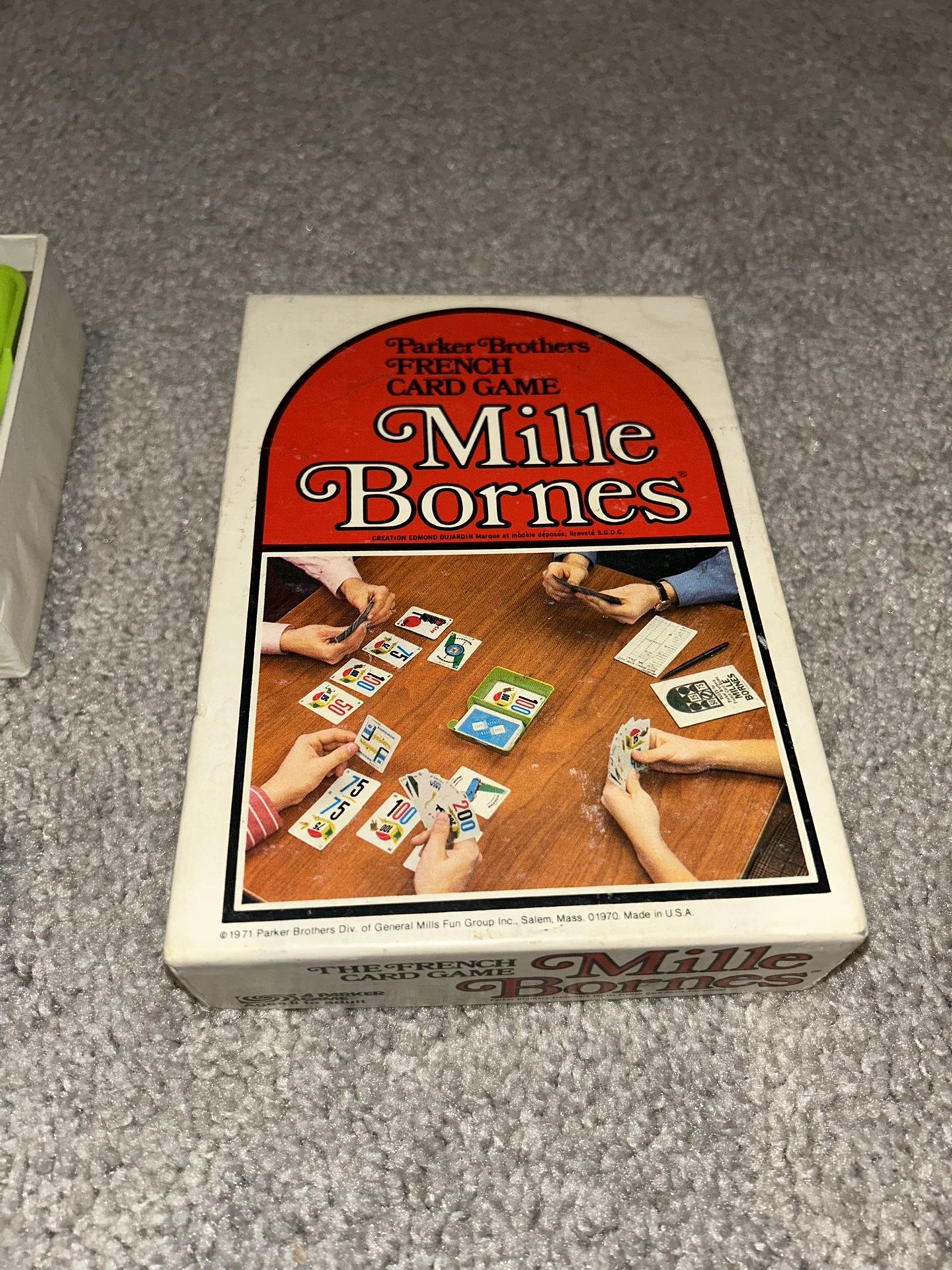 Vintage Mille Bornes Card game (1971)