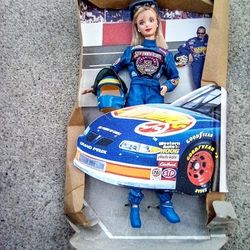 50th Anniversary Nascar Barbie Collection Edition Doll 