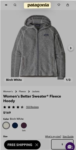 Patagonia Women’s Better Sweater Fleece Hoody