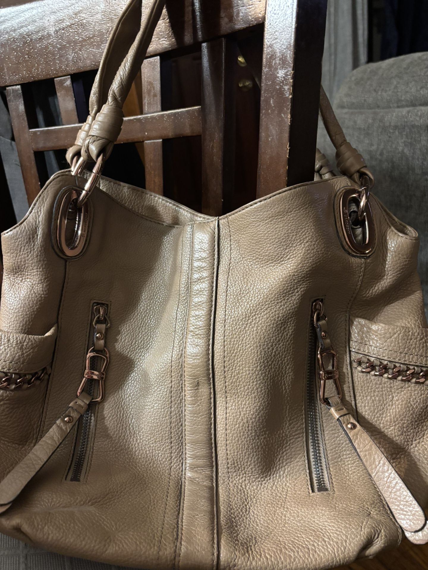 Makowsky Tan Shoulder Bag 