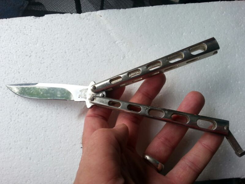 VINTAGE BENCHMADE BALI-SONG BUTTERFLY KNIFE USA