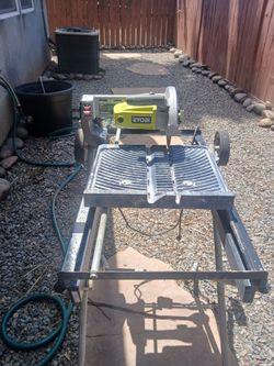 Ryobi wet tile saw