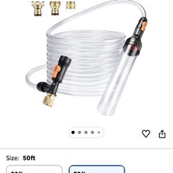 50 Ft Fish Tank Gravel Vacuum (used Only 5 Times)  