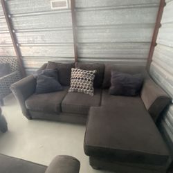 2 L-Shape Sofas & Pattern Chair