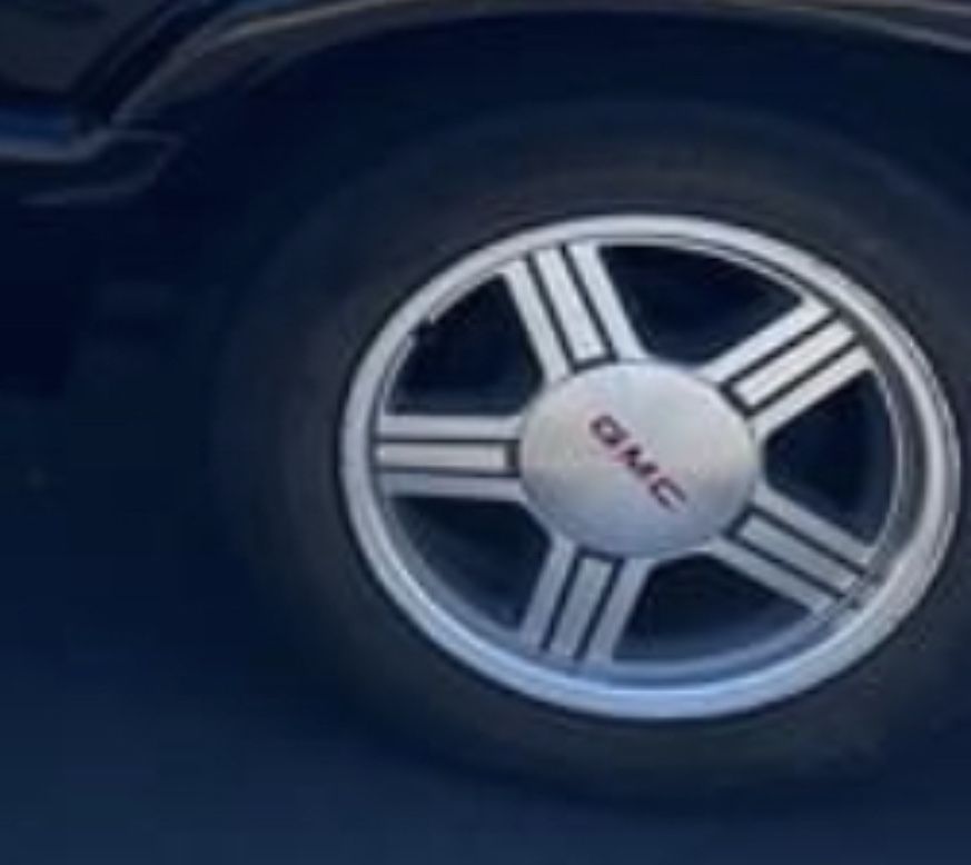Nice Set Of GMC Sonoma Rims With New Tires