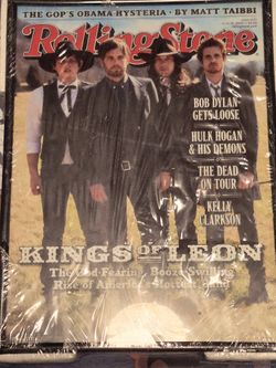 Kings Of Leon Framed Rolling Stones Magazine Cover
