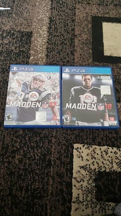 Ps4 madden 18 and 17 games