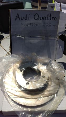 Audi Quattro Front Brake Discs. (3103)...$20