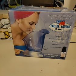 IGIA 3 IN 1 FACIAL SAUNA STEAMER INHALER AROMATHERAPY SPA FACE CLEANSER MACHINE