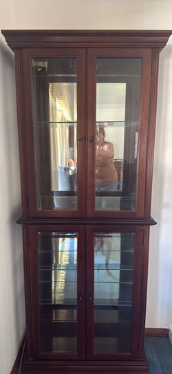 Glass Display Cabinets with Lights