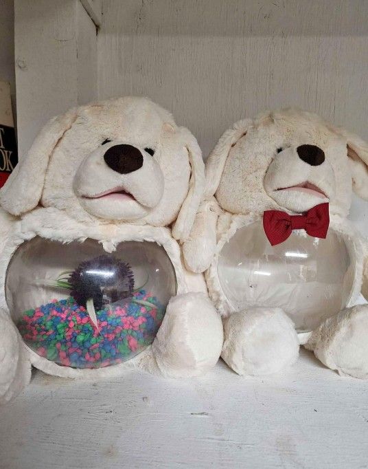 Stuffed Dog Fish Bowls