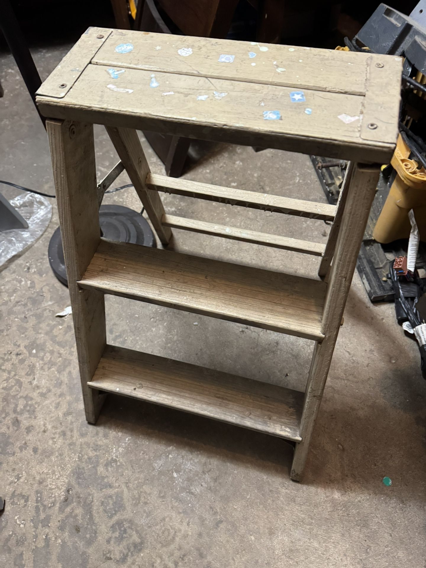 Vintage Wooden Step Ladder
