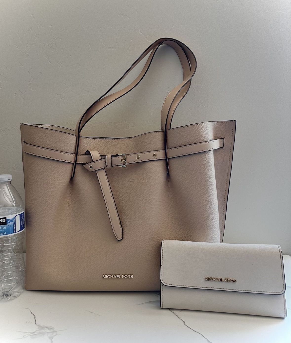 NUDE PINK MK PURSE & WALLET