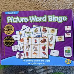 Picture Bingo Word Game