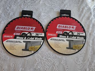 DIABLO
7-1/4in. x 36-Tooth Carbide Circular Saw Blade for Wood and Metal