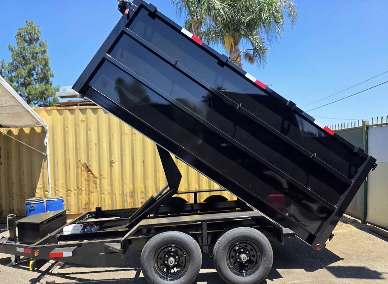 Scissor Lift Dump Trailer