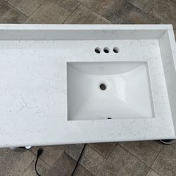 Marble Vanity Bathroom Sink