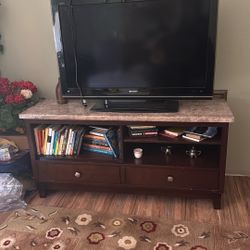 Moving Sale! Granite Countertop TV Center