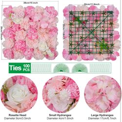 Artificial Flower Wall Panels