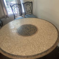 Table Mosaic Art Tile 