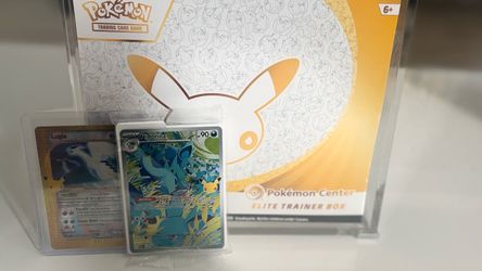 30th pkc ETB and classic lugia with promo indoor a non pkc stamp