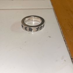 Chrome Hearts Silver 925 Ring Size 8 1/4 