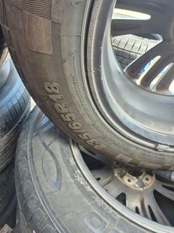 Used 18" Infiniti rim and tire set