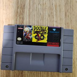 Double Dragon V Super Nintendo SNES 