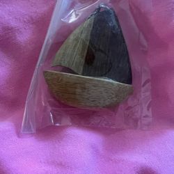 Wood Sailboat Keychain 