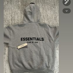 Gray essentials hoodie