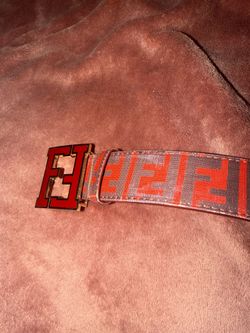 Red Fendi Belt
