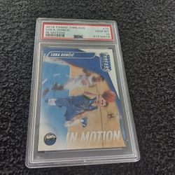Luka Doncic Rookie Card 2018-19 Panini Threads In Motion #15 PSA 10.