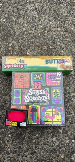 Bundle set of needs and butter squeeze