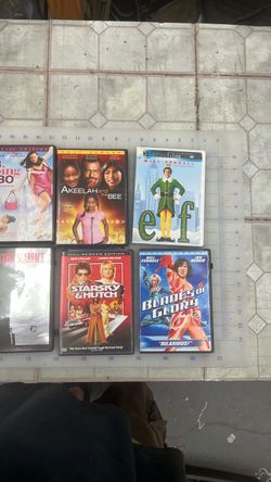 6 dvd moves Elf Scarface 13-30 akeela Blades starsky