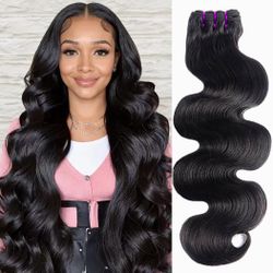 16A Raw Human Virgin Hair Bundles 18 Inch Body Wave 1 bundle NEW