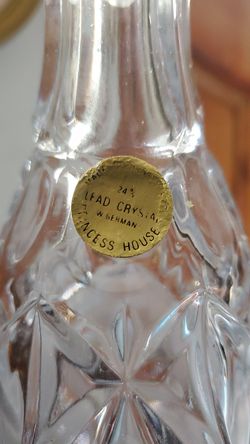 Princess House wine decanter