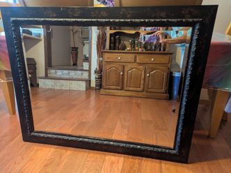 Very nice extra large ornate style mirror