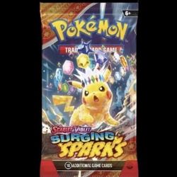 Pokémon Surging Sparks Booster Pack – Factory Sealed – Scarlet & Violet ($7 If Buying Multiples 1-20 Available