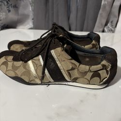 Ladies Coach Sneakers Size 10