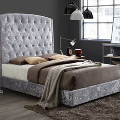 ✨ MANSION-STYLE BLING BED FRAME ✨ Luxury • Glam • Head-Turning Style