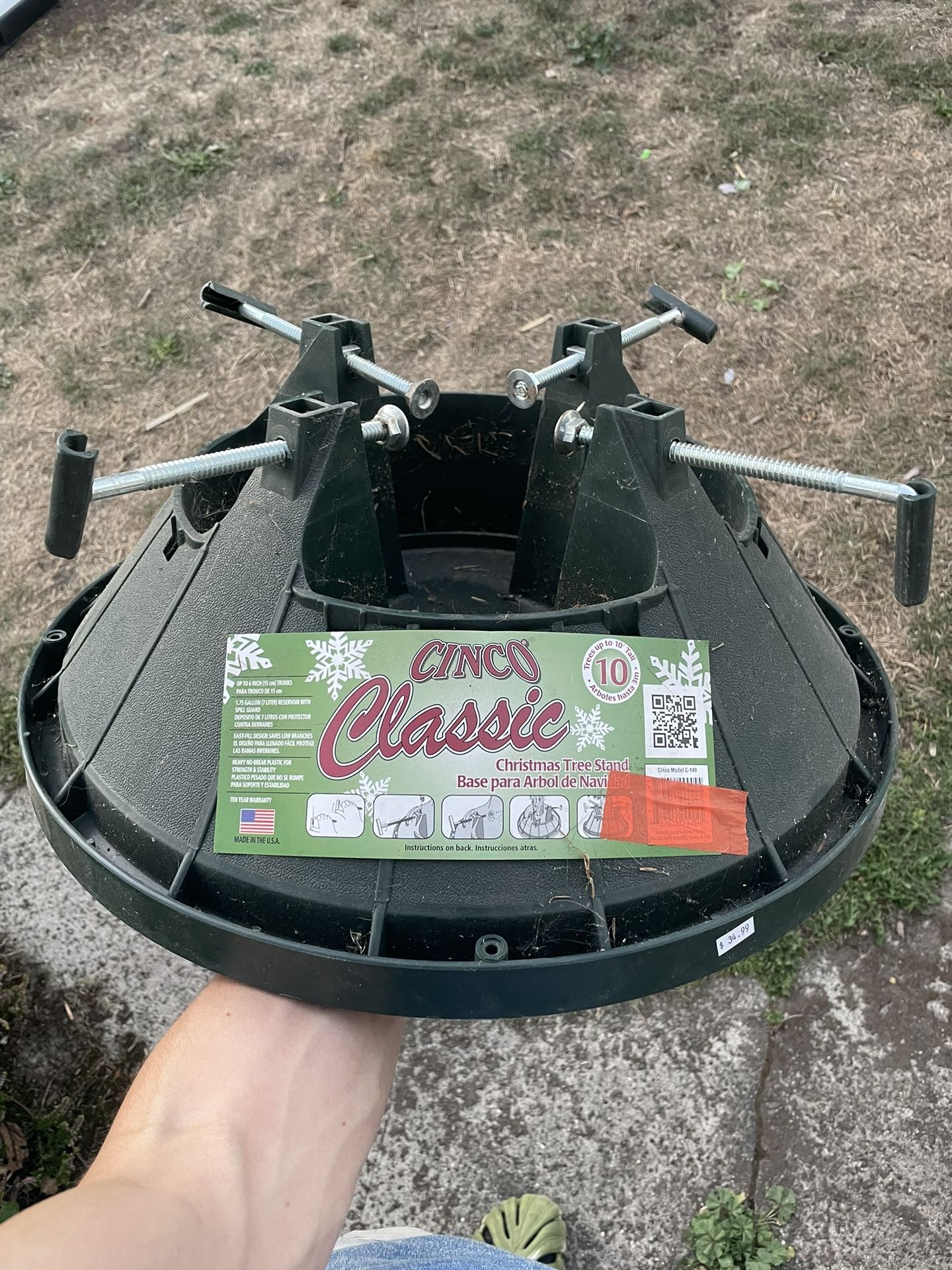 Free Xmas Tree Stand. 