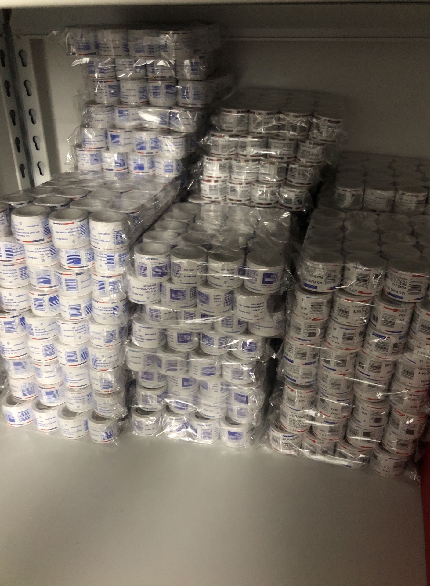 Up to 1000 rolls forever stamps, give me your quotation