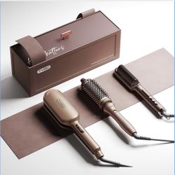 TYMO Limited Edition 3-in-1 Styling Set: ROVY Crimper, Ring Straightener, Stylux