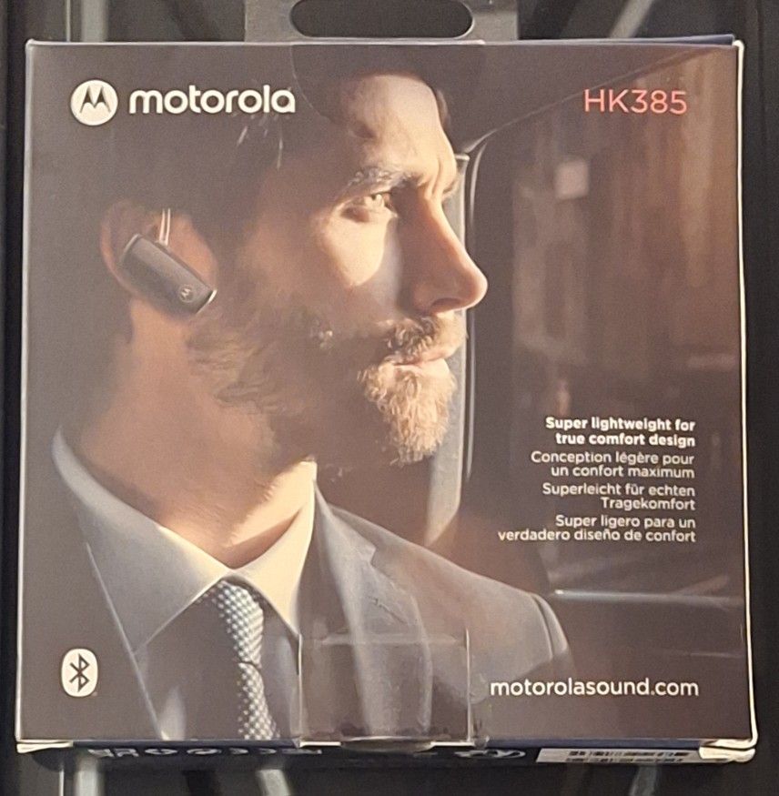 Motorola HK385 Bluetooth Wireless Headset in-Ear Mono Earpiece CVC Touch Control