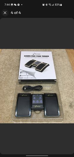 Donner Wireless Page Turner Pedal for Tablets Ipad Rechargeable 5 Modes Control