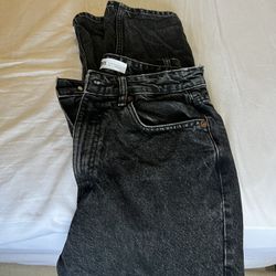 Black High Waisted Jeans 