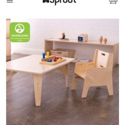 Sprout Montessori Table and Chair Set