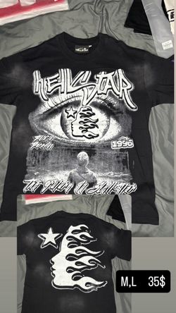 Hellstar/ bape tees